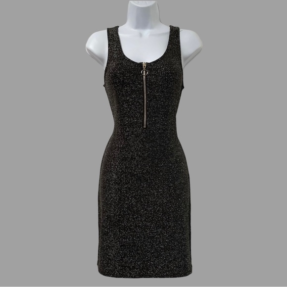 La Donna Shimmering Black sequin cocktail dress M - Picture 1 of 13